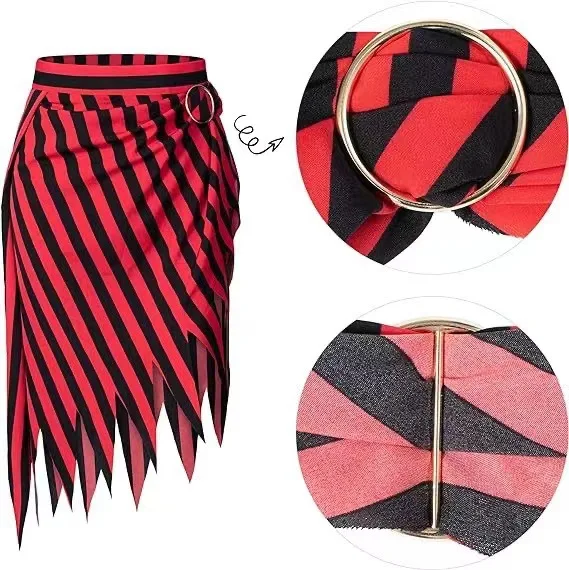 Pirate Costume Accessories Headscarf Burned Flower Striped Pointed Hem Bandage Skirt
Pirate Costume Accessories Headscarf Burned Flower Striped Pointed Hem Bandage Skirt