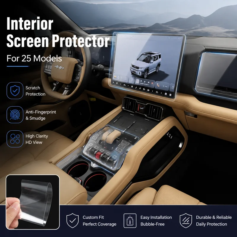 Interior Screen Protector For 25 Models Easy Installation Car Accessories, Replacement Parts
Interior Screen Protector For 25 Models Easy Installation Car Accessories, Replacement Parts