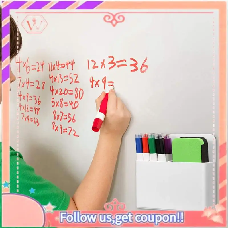 Upgraded 10X Magnetic Dry Erase Marker Holder, Pen And Eraser Holder For Whiteboard, Magnetic Pencil Cup Storage Organizer
Upgraded 10X Magnetic Dry Erase Marker Holder, Pen And Eraser Holder For Whiteboard, Magnetic Pencil Cup Storage Organizer