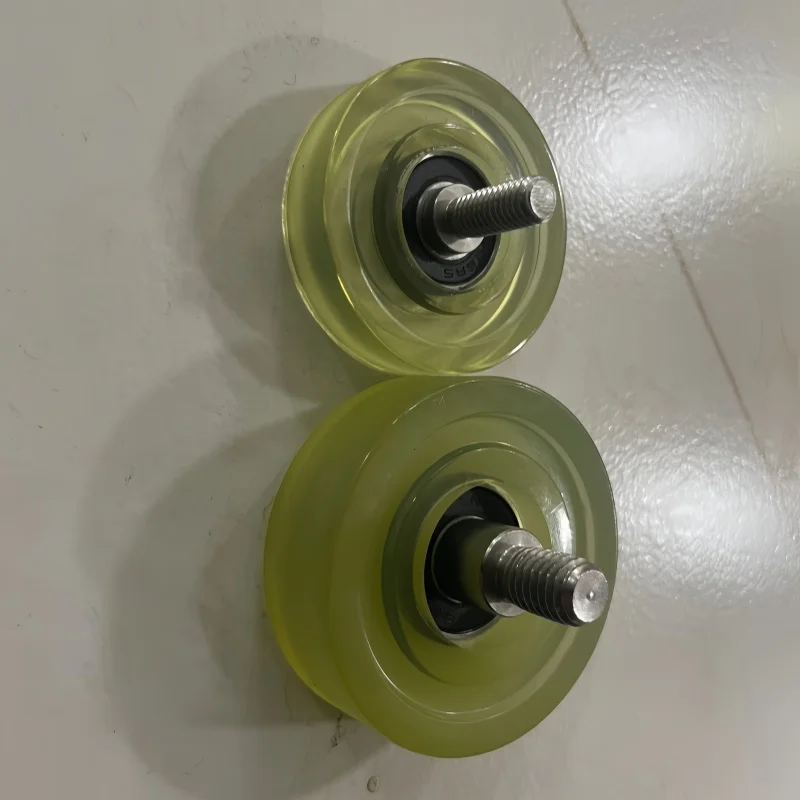 5Pcs soft rubber silent rolling wheel with screws polyurethane guide wheel elevator floor door lock thread coated
5Pcs soft rubber silent rolling wheel with screws polyurethane guide wheel elevator floor door lock thread coated