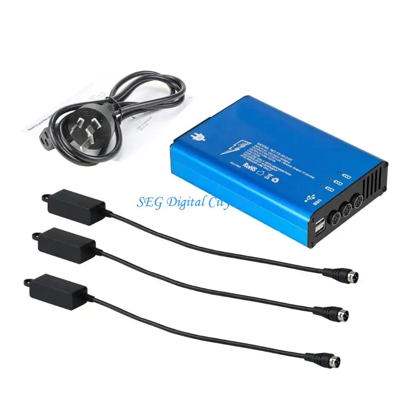 U75B Intelligent Charging Hub Battery Chargers Aluminum Build for 4Pro Battery
U75B Intelligent Charging Hub Battery Chargers Aluminum Build for 4Pro Battery