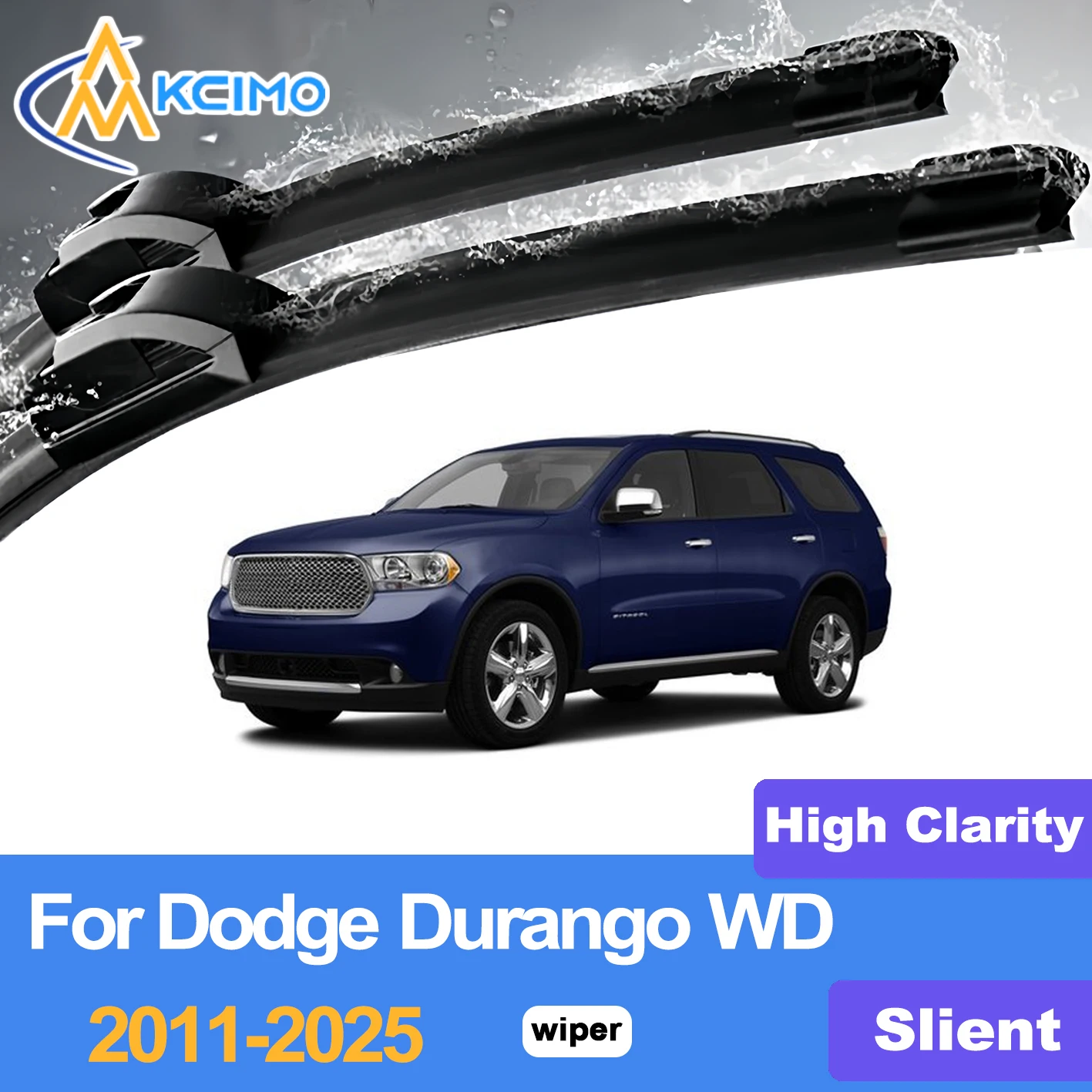 KCIMO 2PCS Front Windshield Wiper Blades For Dodge Durango WD 2011-2025, Waterproof & Dustproof Wiper Blades Car Accessories
KCIMO 2PCS Front Windshield Wiper Blades For Dodge Durango WD 2011-2025, Waterproof & Dustproof Wiper Blades Car Accessories