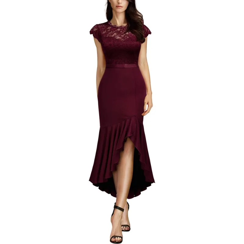 2025 New Sexy Elegant Fishtail Evening Dress Women Slit Folds Ruffle Prom Long Dress Female Irregular Wedding Party Gown Dresses
2025 New Sexy Elegant Fishtail Evening Dress Women Slit Folds Ruffle Prom Long Dress Female Irregular Wedding Party Gown Dresses