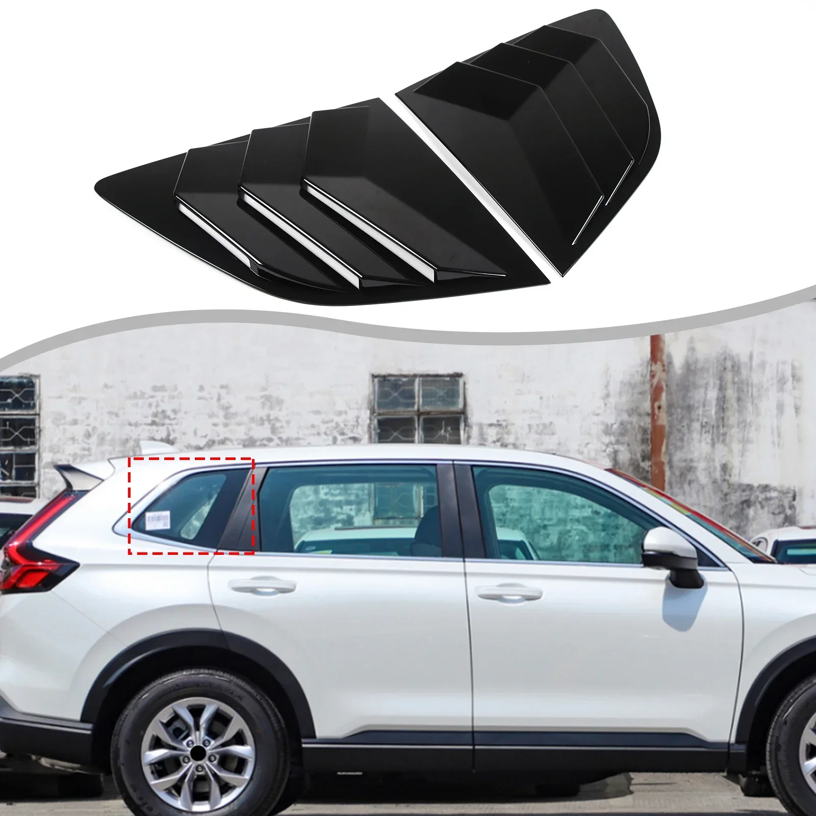 Rear Window Triangular Blinds Cover Fit for Honda CRV CR-V 2023 2024 ABS Carbon Fiber Trim Accessories
Rear Window Triangular Blinds Cover Fit for Honda CRV CR-V 2023 2024 ABS Carbon Fiber Trim Accessories