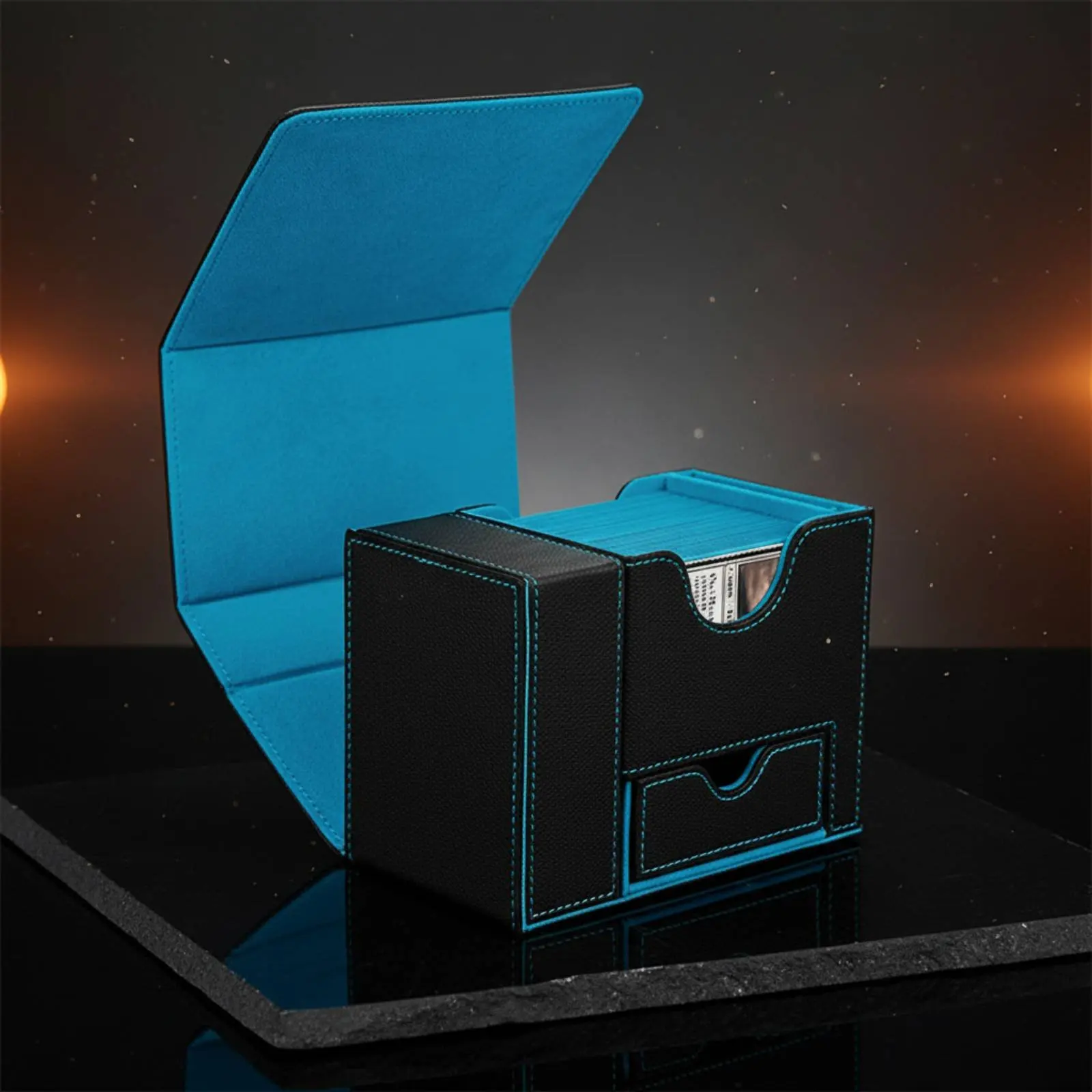 Trading Card Storage Box Patented Design TCG Collection Case Multi-Deck Card Box Display Window for Board Game Players
Trading Card Storage Box Patented Design TCG Collection Case Multi-Deck Card Box Display Window for Board Game Players