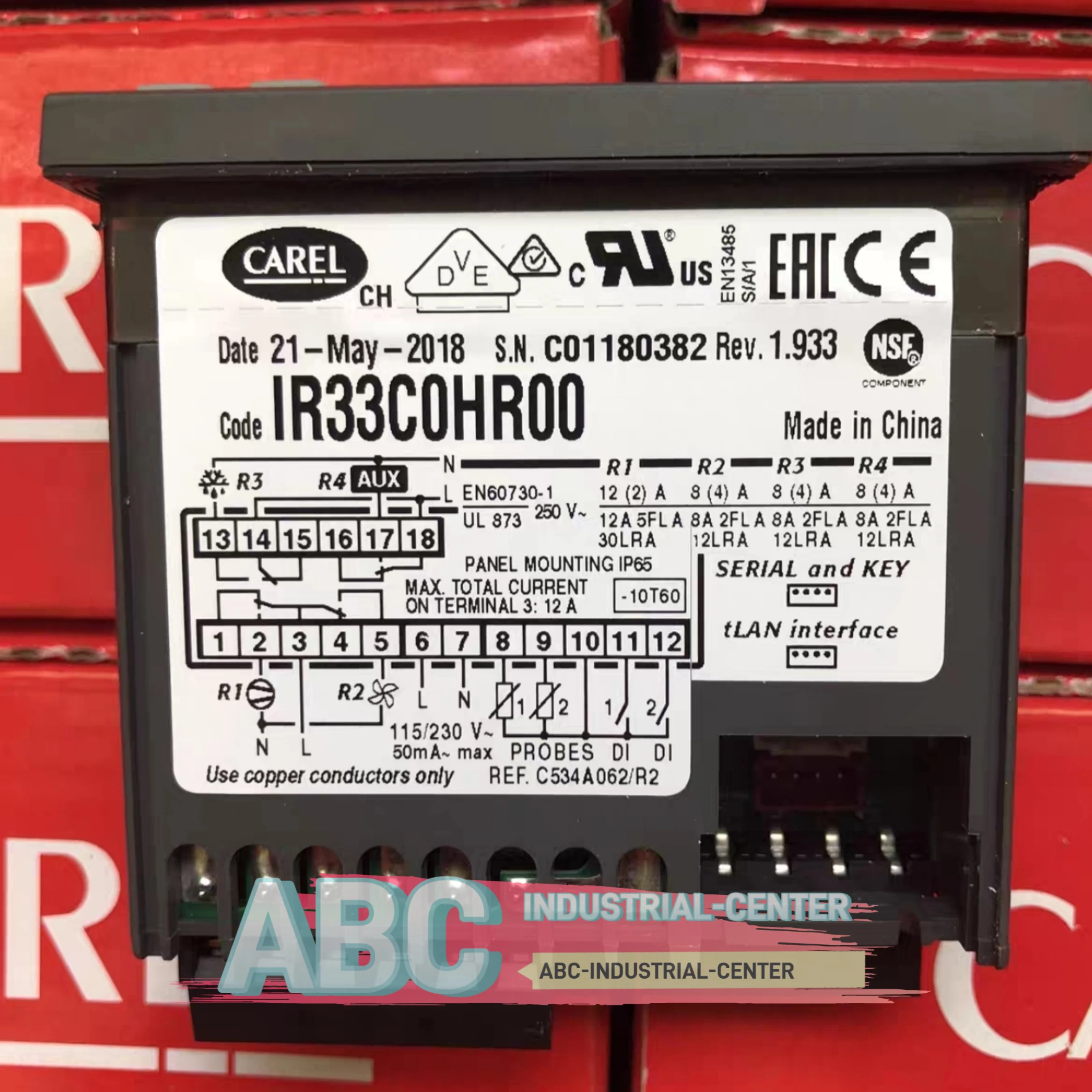 Brand IR33C0HB0M Temperature controller IR33C0HR00 new
Brand IR33C0HB0M Temperature controller IR33C0HR00 new