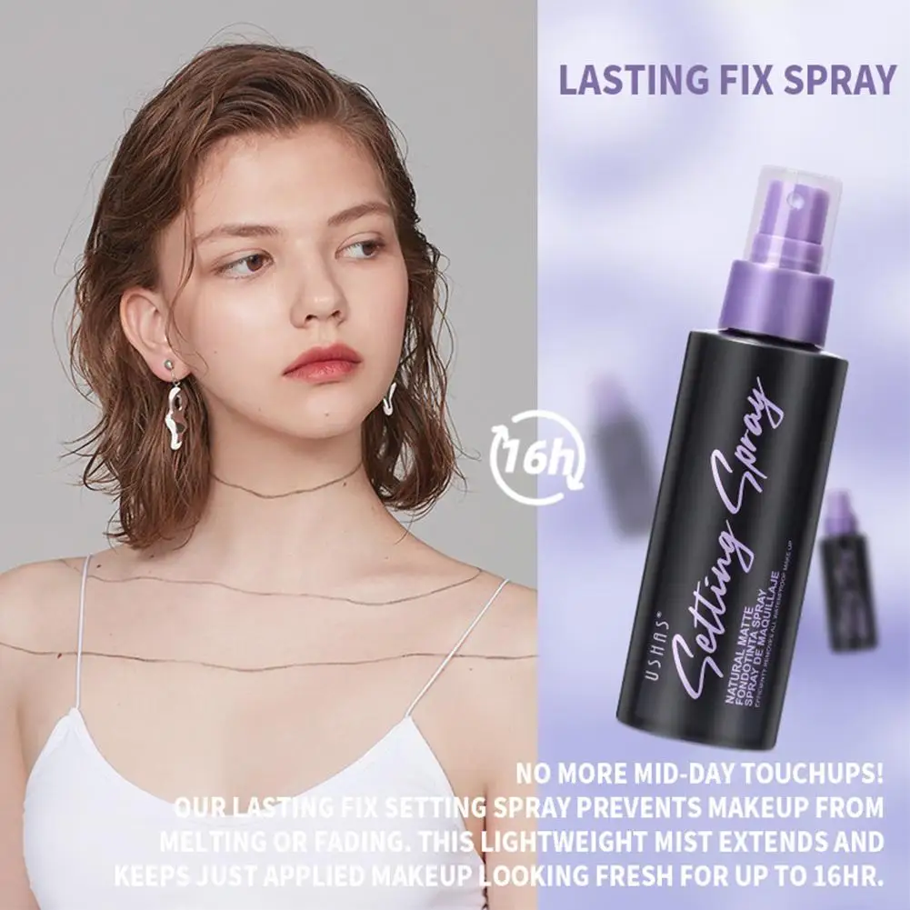 USHAS Waterproof Makeup Setting Spray LongLasting Oil Control Moisturizing Hydration Matte Non-Sticky Spray Foundation Fixer
USHAS Waterproof Makeup Setting Spray LongLasting Oil Control Moisturizing Hydration Matte Non-Sticky Spray Foundation Fixer