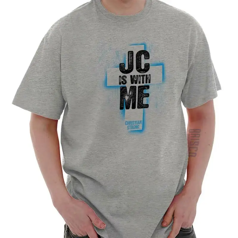 Christian Strong Faith Jc Is With Me Cross Womens Or Mens Crewneck T Shirt
Christian Strong Faith Jc Is With Me Cross Womens Or Mens Crewneck T Shirt