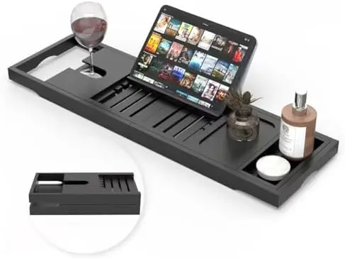 Складной бамбуковый поднос для ванны — роскошный органайзер для ванны для спа-релаксации и идеальный подарок
Складной бамбуковый поднос для ванны — роскошный органайзер для ванны для спа-релаксации и идеальный подарок