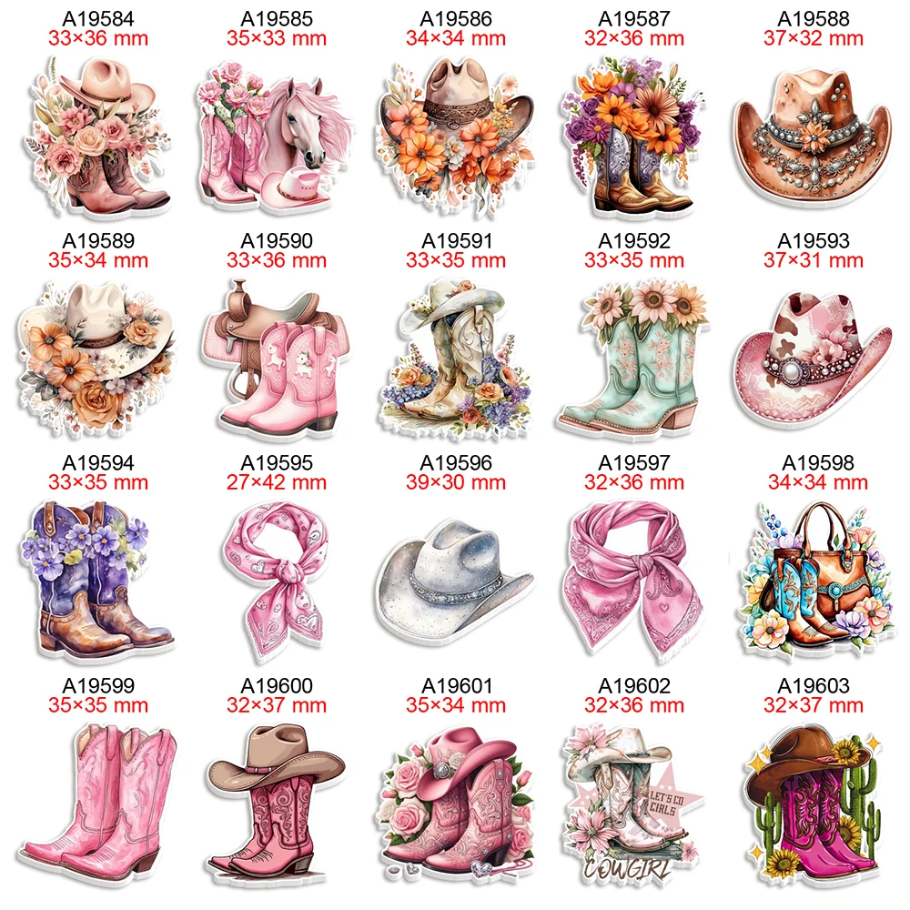 Cowgirl Flatback Resin Planar 30Pcs/lot Packing for Hair Bows Ribbon Accessories
Cowgirl Flatback Resin Planar 30Pcs/lot Packing for Hair Bows Ribbon Accessories