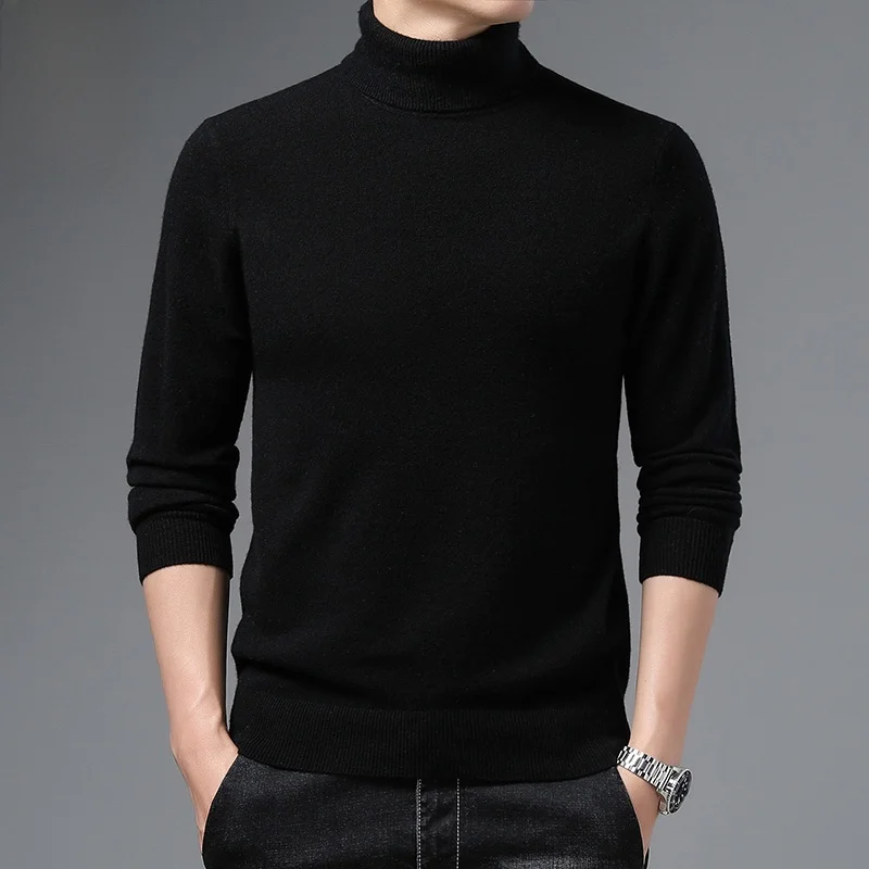 Thiened High Collar Knitted Sweater Men's Woolen Sweater Faionable Winter New Arrival Casual Sle Long Sve
Thiened High Collar Knitted Sweater Men's Woolen Sweater Faionable Winter New Arrival Casual Sle Long Sve