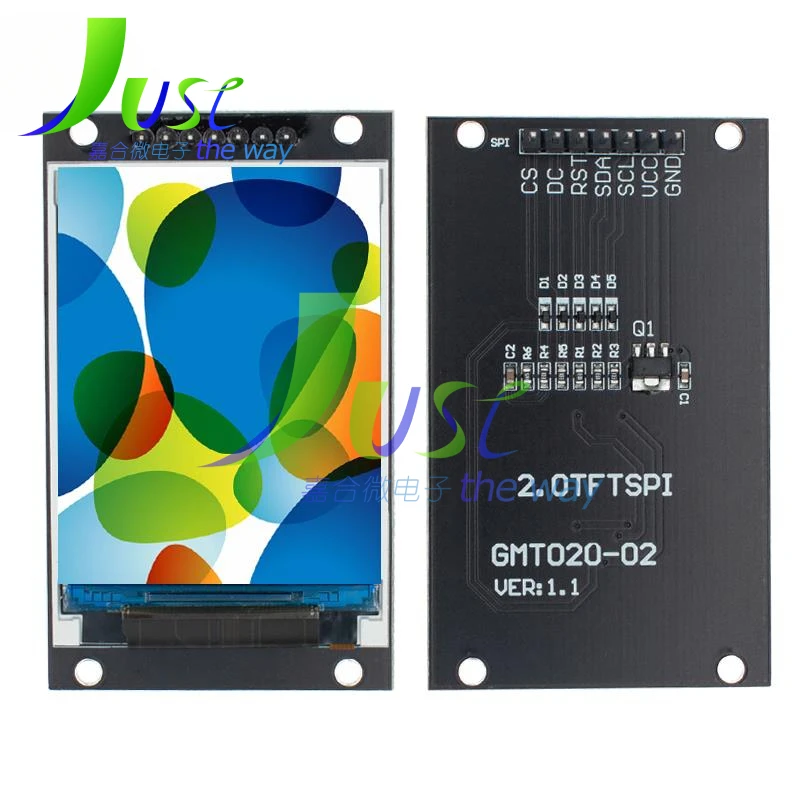 2.0 inch TFT Display OLED LCD Drive IC ST7789V 240RGBx320 Dot-Matrix SPI Interface for Arduio Full Color LCD Display Module
2.0 inch TFT Display OLED LCD Drive IC ST7789V 240RGBx320 Dot-Matrix SPI Interface for Arduio Full Color LCD Display Module