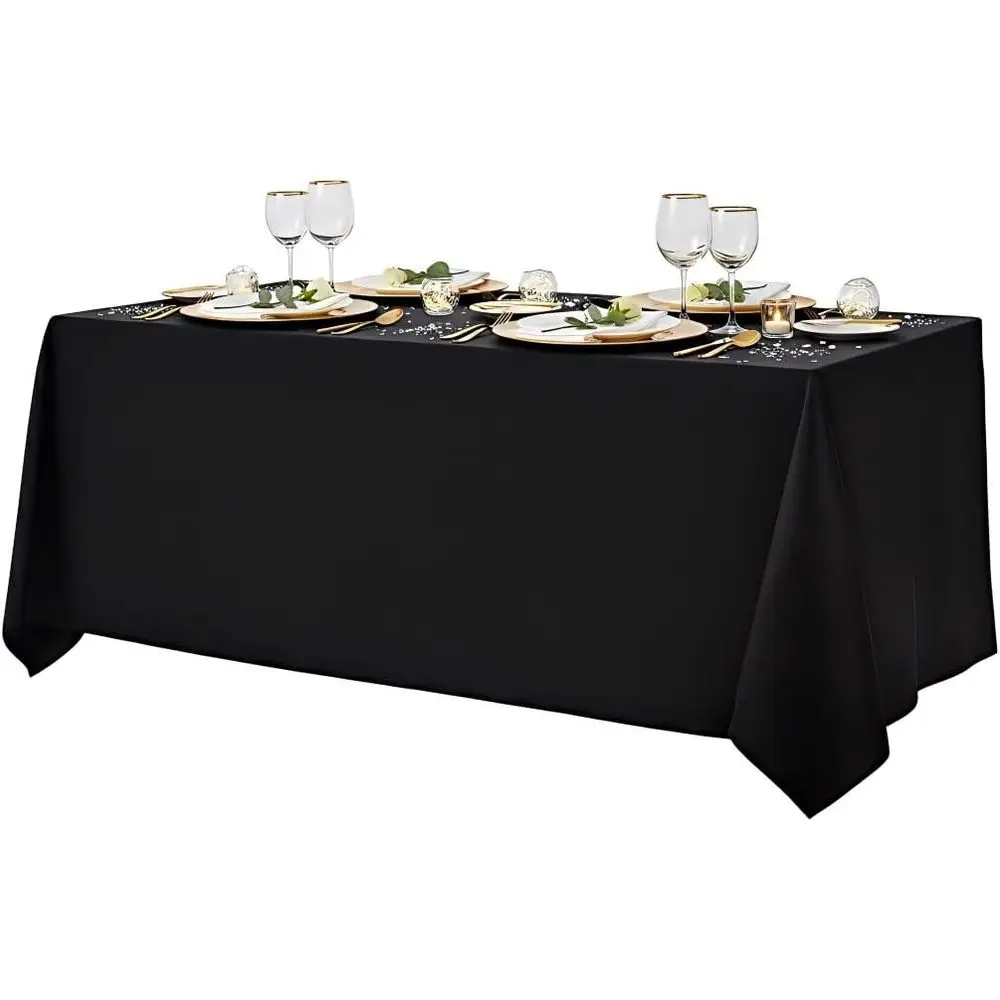 Elegant 90 x 132 Rectangular Polyester Tablecloth for 6-8 Person Tables, Ideal for Banquets and Events
Elegant 90 x 132 Rectangular Polyester Tablecloth for 6-8 Person Tables, Ideal for Banquets and Events