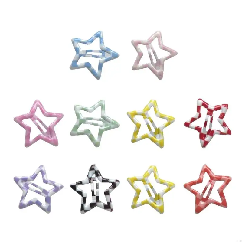 39BD 10lots Eye Catching Lattice Star Hairpin Children Cartoon Unisex Hair Clip for Enhancing Hairstyles in Various Settings
39BD 10lots Eye Catching Lattice Star Hairpin Children Cartoon Unisex Hair Clip for Enhancing Hairstyles in Various Settings