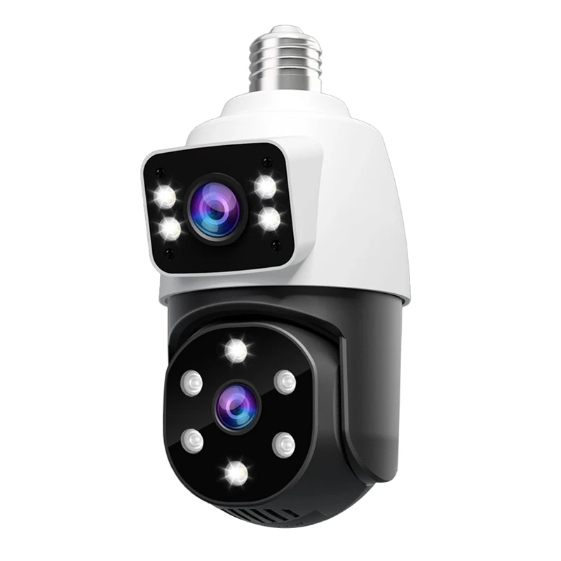 4MP Bulb Wifi PTZ Surveillance Camera Wireless 2MP Dual Lens, Night Vision Human Tracking, Security Baby Monitor
4MP Bulb Wifi PTZ Surveillance Camera Wireless 2MP Dual Lens, Night Vision Human Tracking, Security Baby Monitor