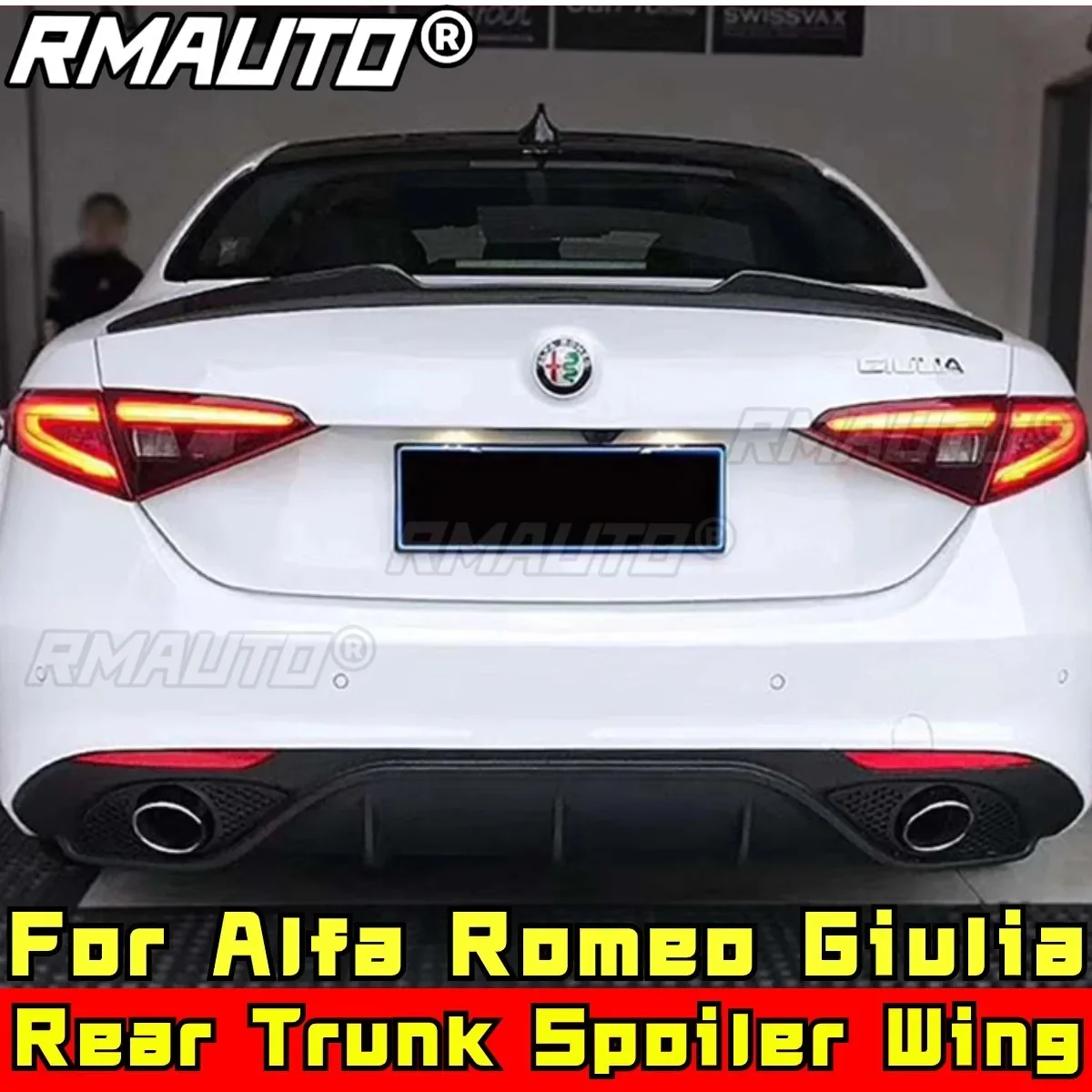 Для Alfa Romeo Giulia Body Kit задний сплиттер заднего крыла багажника глянцевый черный стиль M4 задний сплиттер багажника автомобильные аксессуары
Для Alfa Romeo Giulia Body Kit задний сплиттер заднего крыла багажника глянцевый черный стиль M4 задний сплиттер багажника автомобильные аксессуары