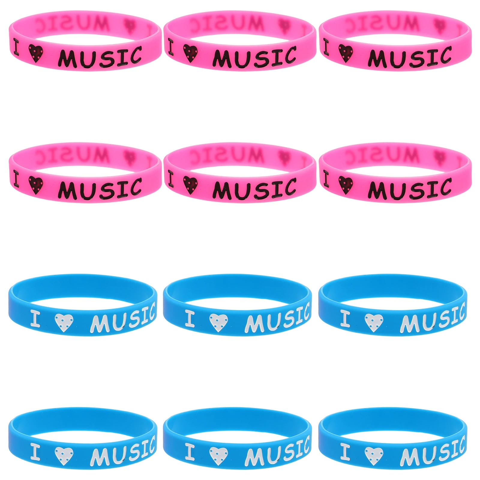12 Pcs I Love Music Bracelet Colorful Silicone Wristb s Favors Concert Festivals Events Bracelets
12 Pcs I Love Music Bracelet Colorful Silicone Wristb s Favors Concert Festivals Events Bracelets