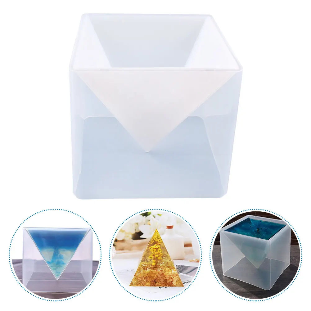 1pc Diy Silicone Creative Storage Durable Organizer Box Desktop Pyramid Case Handmade Jewelry Box Mold Casting Mold Practical
1pc Diy Silicone Creative Storage Durable Organizer Box Desktop Pyramid Case Handmade Jewelry Box Mold Casting Mold Practical