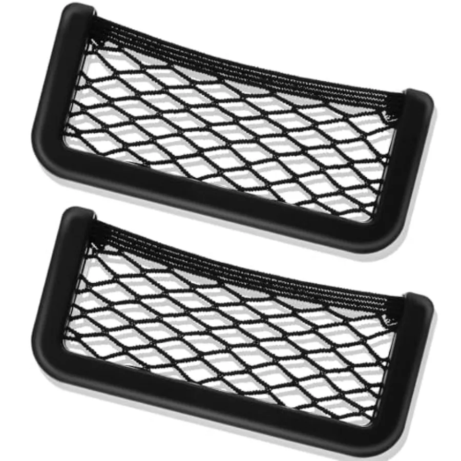 Pcs Car Storage Net Bag, ABS Plastic Framed Mesh Net Holder, Phone and Cargo Organizer with Screws for Auto, Rv, Boat, Truck Po
Pcs Car Storage Net Bag, ABS Plastic Framed Mesh Net Holder, Phone and Cargo Organizer with Screws for Auto, Rv, Boat, Truck Po
