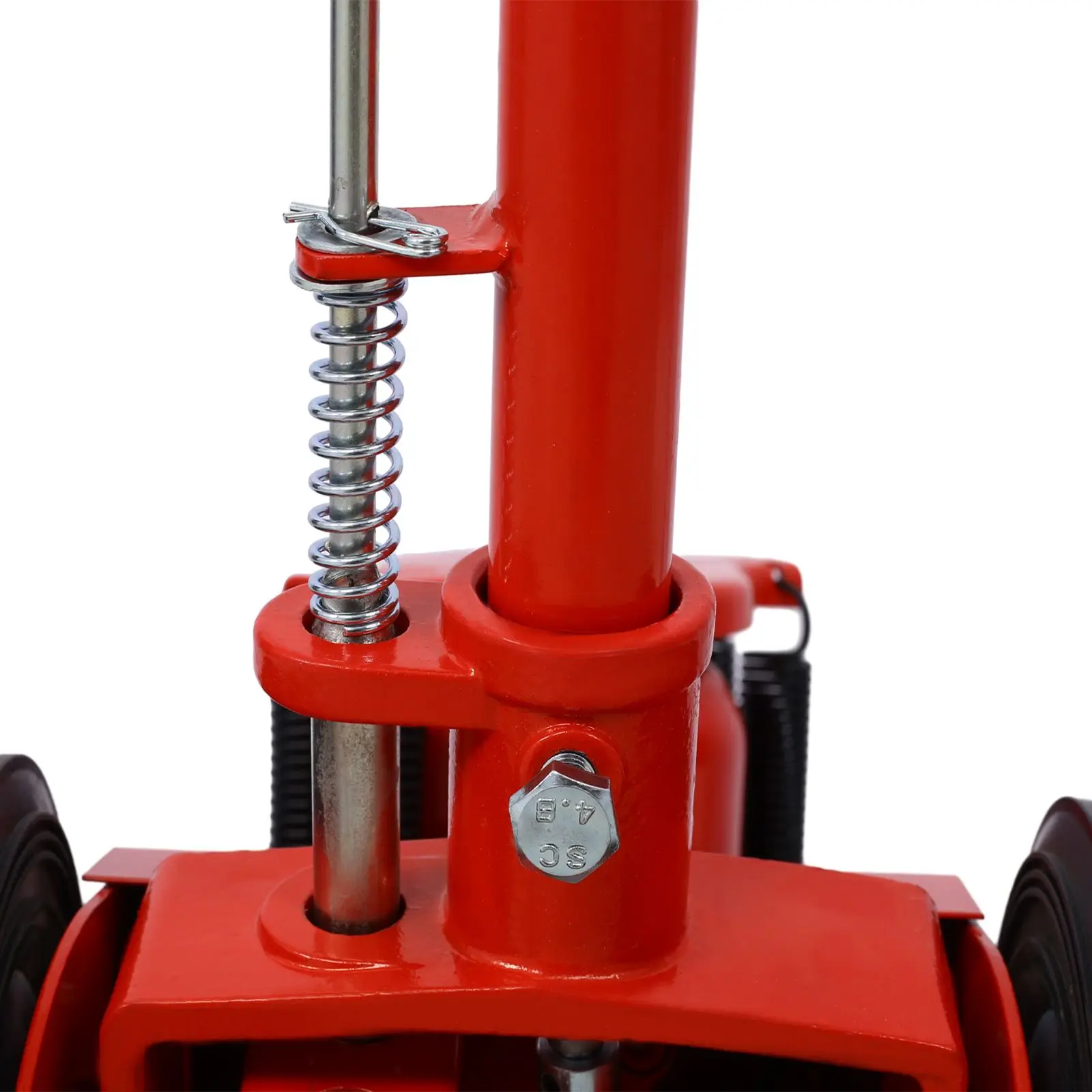 DB 22 Ton Hydraulic Floor Jack Automatic Operation Axle Bottle Jack with (4) Extension Saddle Set and Built-in Red Wheels
DB 22 Ton Hydraulic Floor Jack Automatic Operation Axle Bottle Jack with (4) Extension Saddle Set and Built-in Red Wheels