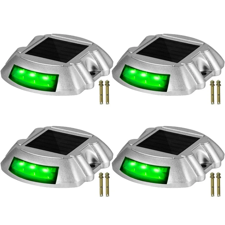 Driveway Lights 4Pack Solar Driveway Lights with Switch Button Solar Deck Lights Waterproof Wireless Dock Lights 6 LEDs for Pa
Driveway Lights 4Pack Solar Driveway Lights with Switch Button Solar Deck Lights Waterproof Wireless Dock Lights 6 LEDs for Pa