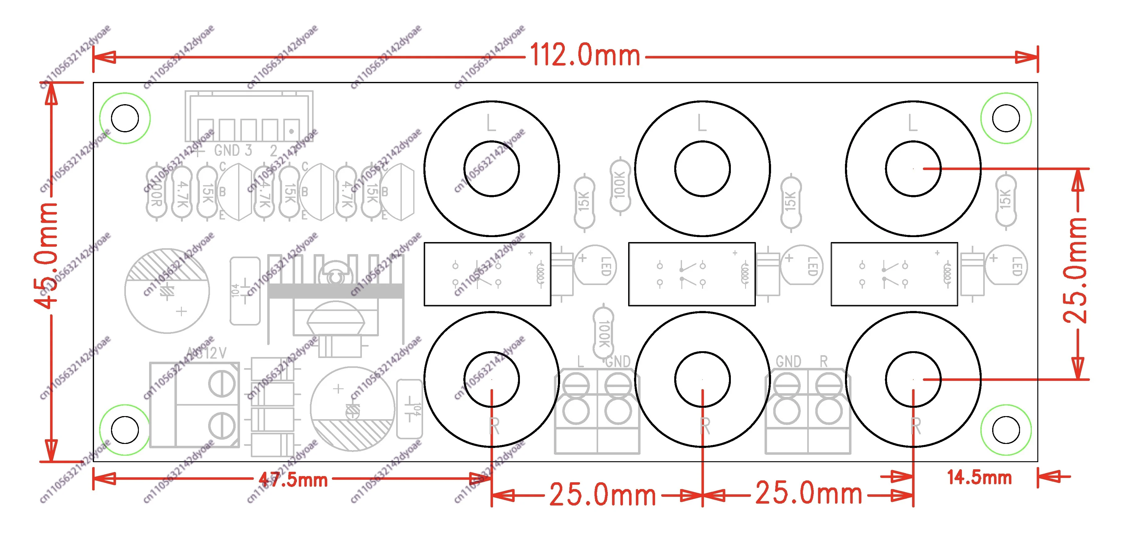 Audio Source Switch Board 3 Way/4 Way Inputs 25mm/30mm With And Cable
Audio Source Switch Board 3 Way/4 Way Inputs 25mm/30mm With And Cable