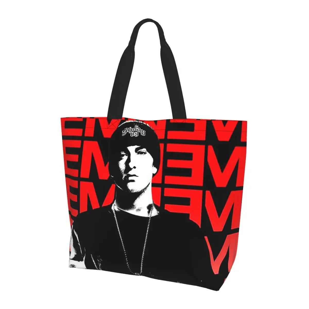 Shady Eminem Kids Shopping Tote Bag Canvas Large Capacity Shoulder Bags Shopper Grocery Handbag for Women
Shady Eminem Kids Shopping Tote Bag Canvas Large Capacity Shoulder Bags Shopper Grocery Handbag for Women
