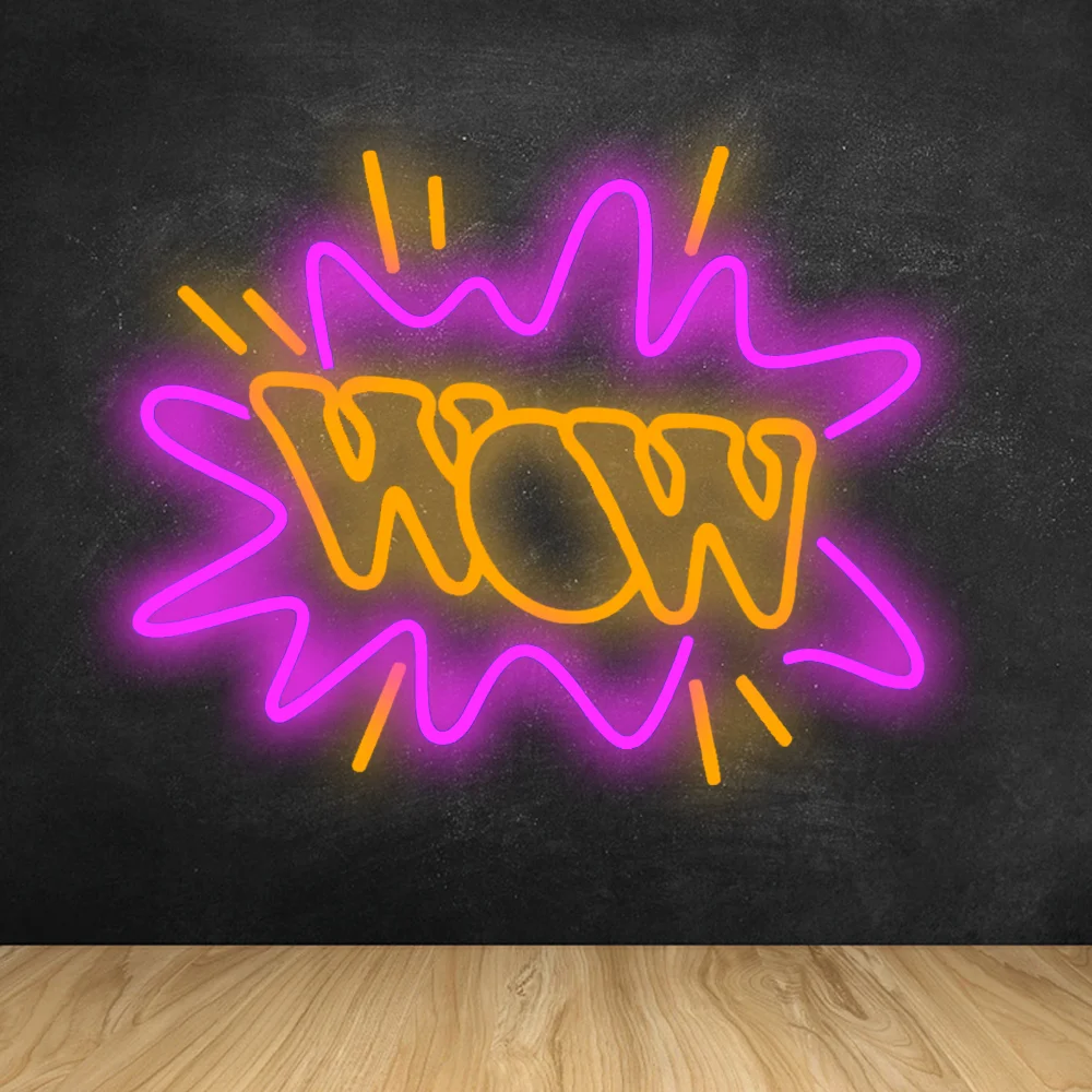WOW New Neon Sign Word LED Neon Wall Light Signs Acrylic USB Light for Bedroom Letter Neon Lamp Sign for Bar Pub Game Home Decor
WOW New Neon Sign Word LED Neon Wall Light Signs Acrylic USB Light for Bedroom Letter Neon Lamp Sign for Bar Pub Game Home Decor