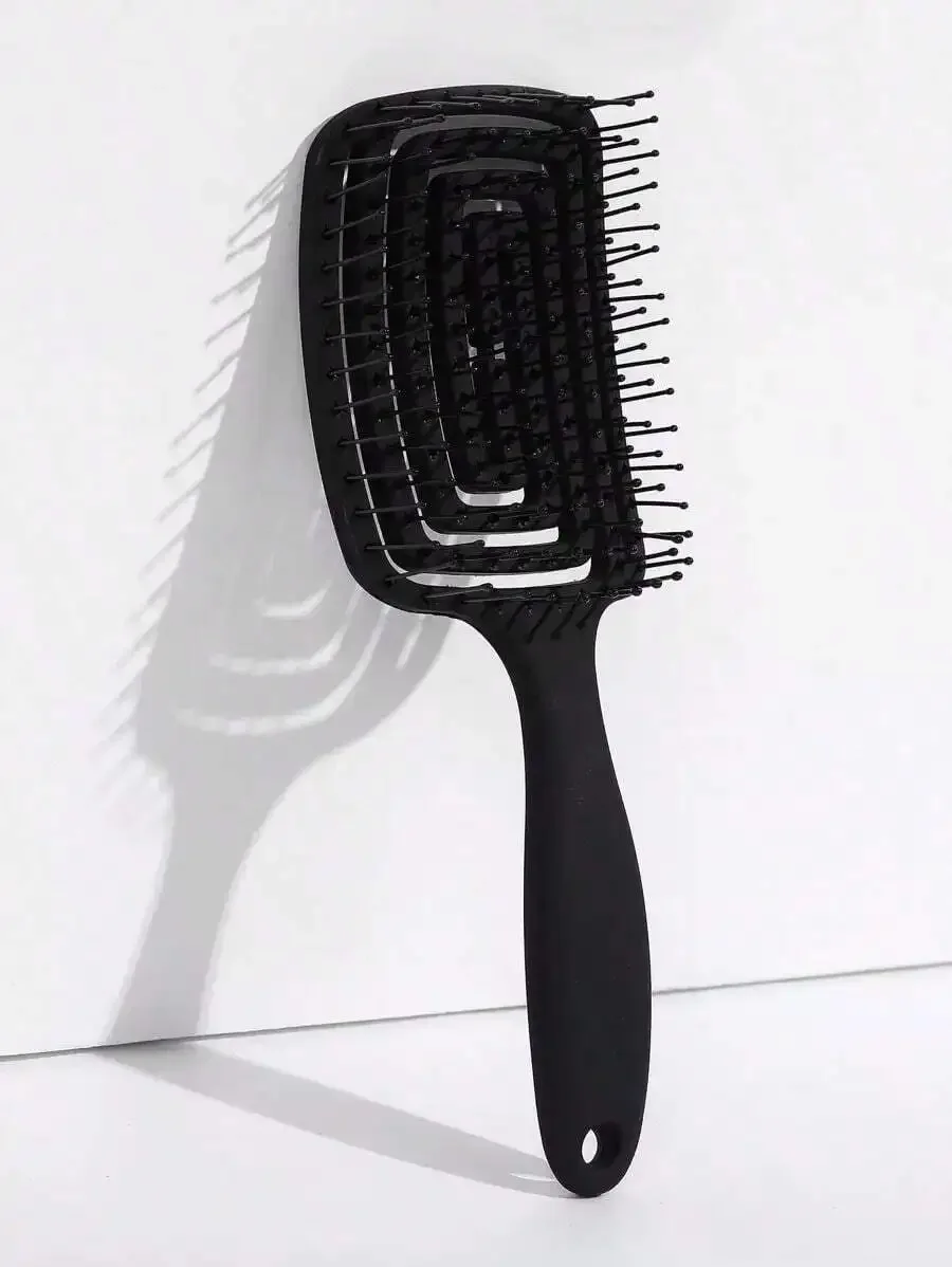 Black Medium Size Hollow Detangling Hair Brush For Women
Black Medium Size Hollow Detangling Hair Brush For Women