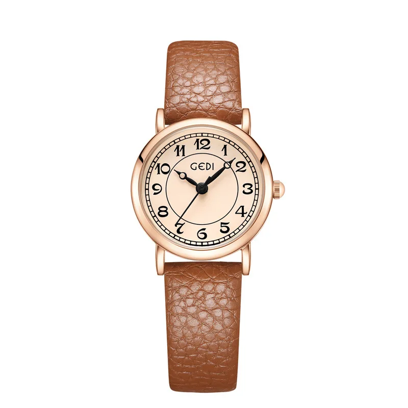 2024 New Fashion Gedi Top Brand Women's Gift Leather Belt Bracelet Analog Quartz Clock Minority Watches Simple Faux Reloj Mujer
2024 New Fashion Gedi Top Brand Women's Gift Leather Belt Bracelet Analog Quartz Clock Minority Watches Simple Faux Reloj Mujer