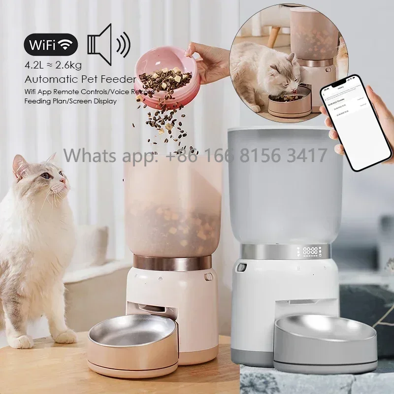 2024 Wifi Pet Feeder Intelligent Food Storage Containers Dispenser Pet Shop Accessories Wholesale Automatic Cat Dog Slow Feeder
2024 Wifi Pet Feeder Intelligent Food Storage Containers Dispenser Pet Shop Accessories Wholesale Automatic Cat Dog Slow Feeder
