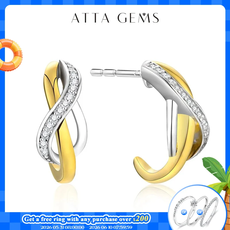 ATTAGEMS New Special Moissanite Earring 925 Sterling Silver Earrings for Women Luxury Wedding Fine Jewelry Anniversary Sale Gift
ATTAGEMS New Special Moissanite Earring 925 Sterling Silver Earrings for Women Luxury Wedding Fine Jewelry Anniversary Sale Gift