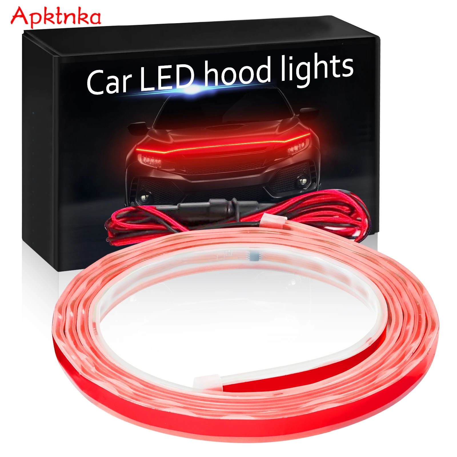 Car Hood Light Strip 78 Inches Dynamic Scan Start Up Hoodbeam Kit Daytime Running Exterior Led Lights for Car Truck SUV RED 2M
Car Hood Light Strip 78 Inches Dynamic Scan Start Up Hoodbeam Kit Daytime Running Exterior Led Lights for Car Truck SUV RED 2M
