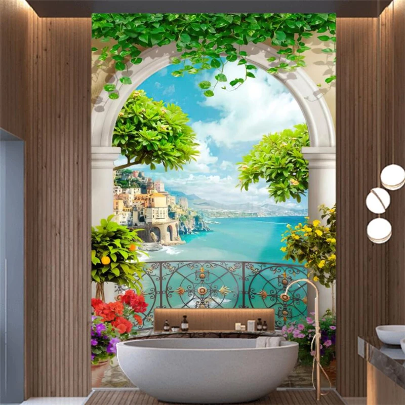 Customized mural pillar arch European town landscape 3D background wall Mediterranean wallpapers home decor papel de parede обои
Customized mural pillar arch European town landscape 3D background wall Mediterranean wallpapers home decor papel de parede обои