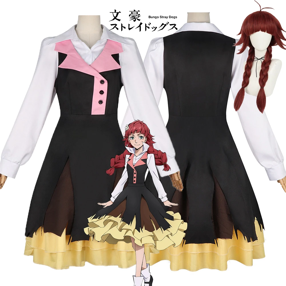 Аниме Stray Dogs Люси Мауд Монтгомерри Косплей Костюм Парик Платье для выступлений Хэллоуин Карнавальные костюмы для женщин и девочек
Аниме Stray Dogs Люси Мауд Монтгомерри Косплей Костюм Парик Платье для выступлений Хэллоуин Карнавальные костюмы для женщин и девочек