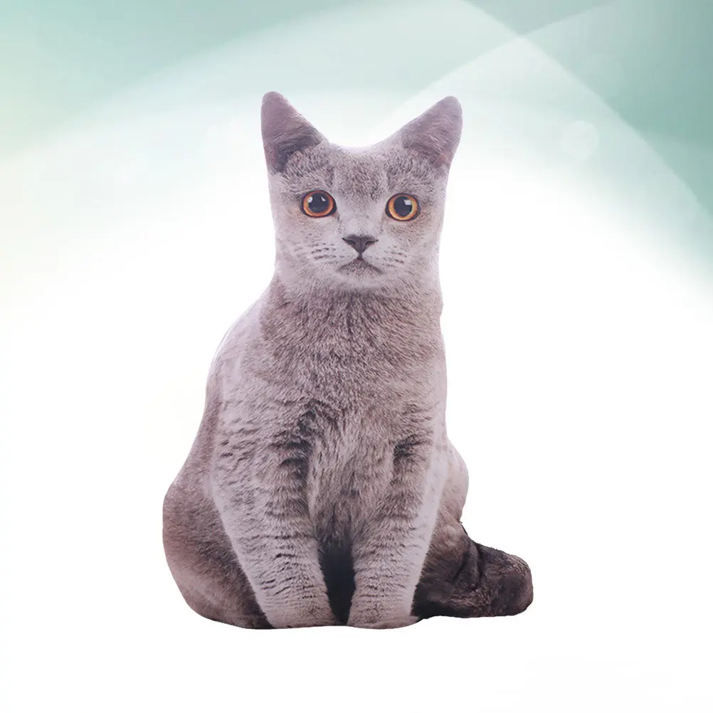 1Pcs Warm Atmosphere Cat Inspired 3D Throw Pillow Extra Soft Hugging Comfort Cushion for Adults Kids Sofa Car Grey
1Pcs Warm Atmosphere Cat Inspired 3D Throw Pillow Extra Soft Hugging Comfort Cushion for Adults Kids Sofa Car Grey