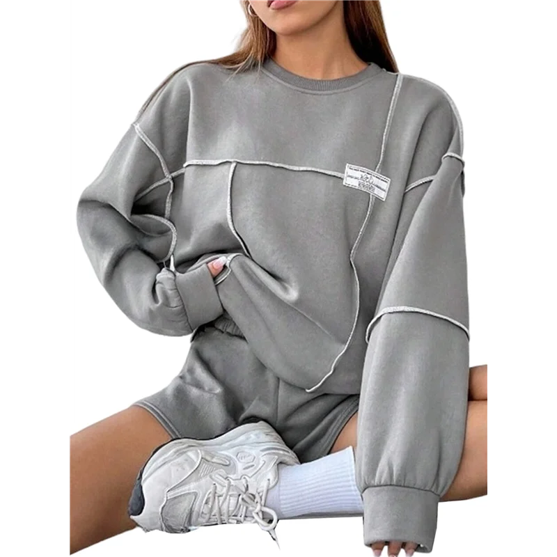 ABP-Женская толстовка с длинными рукавами, пуловеры, топы 
ABP-Женская толстовка с длинными рукавами, пуловеры, топы