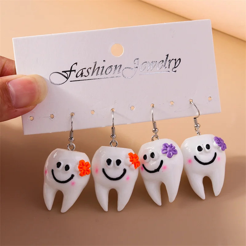 Aihua Fashion Acrylic Tooth Earrings For Women Girls Sweet Drop Earrings Kids Happy Birthday Jewelry Accessories
Aihua Fashion Acrylic Tooth Earrings For Women Girls Sweet Drop Earrings Kids Happy Birthday Jewelry Accessories