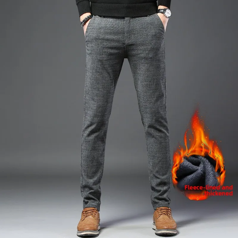 Мужские зимние утепленные брюки с флисовой подкладкой, облегающие, повседневные, с низкой талией, прямые, длинные, модные, в корейском стиле
Мужские зимние утепленные брюки с флисовой подкладкой, облегающие, повседневные, с низкой талией, прямые, длинные, модные, в корейском стиле