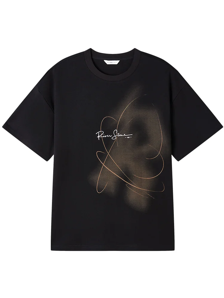 Motorcycle Streamer Men's Fashion Design Versatile Letter Printed Short Sleeve Summer New Loose Version
Motorcycle Streamer Men's Fashion Design Versatile Letter Printed Short Sleeve Summer New Loose Version