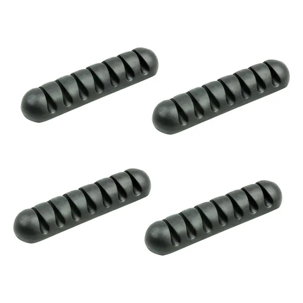 4pcs Cable Holder Silicone Desk Wire Holder Cord Organizer Black 7 Cord Management Tool Hole Home Office Car Use
4pcs Cable Holder Silicone Desk Wire Holder Cord Organizer Black 7 Cord Management Tool Hole Home Office Car Use