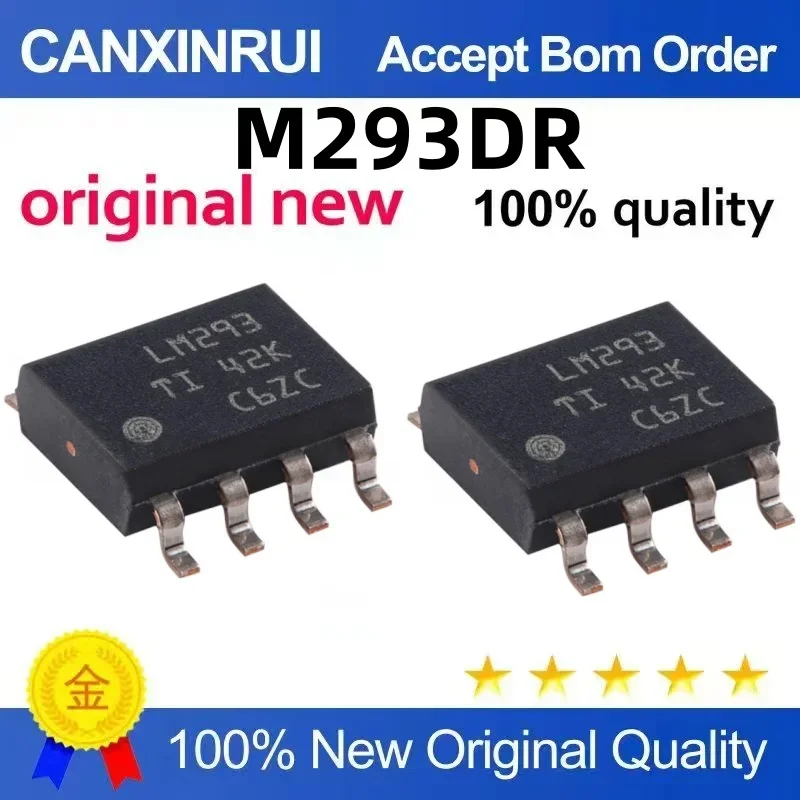 (5-100 pieces) Brand new M293DR LM293 SOP-8 spot chip IC
(5-100 pieces) Brand new M293DR LM293 SOP-8 spot chip IC