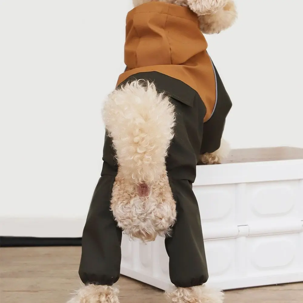 Fashion Reflective Dog Raincoat Waterproof Breathable Pet Rain Jacket Four Legged High-Visibility Pet Hooded Clothes Outdoor
Fashion Reflective Dog Raincoat Waterproof Breathable Pet Rain Jacket Four Legged High-Visibility Pet Hooded Clothes Outdoor
