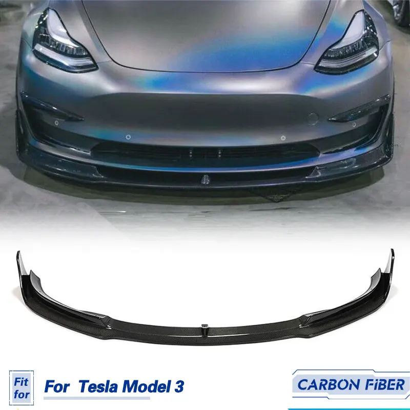 Car Front Bumper Lip Spoiler Carbon Fiber For Tesla Model 3 2018-2022 Front Lip Chin Apron Lip Splitters Protector Body Kits
Car Front Bumper Lip Spoiler Carbon Fiber For Tesla Model 3 2018-2022 Front Lip Chin Apron Lip Splitters Protector Body Kits