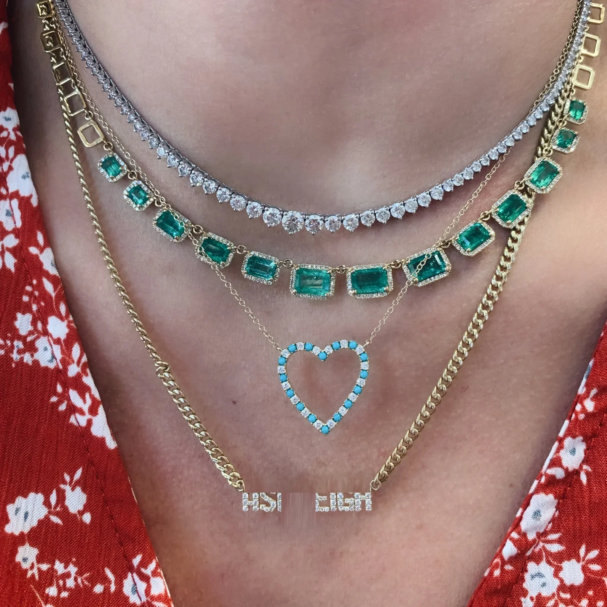 NEW Hot Fashion Mixed Stone Clear CZ Blue Turquoises Stone Hollow Heart Pendant Necklace NEW 2025 Valentine's Day Gift Jewelry
NEW Hot Fashion Mixed Stone Clear CZ Blue Turquoises Stone Hollow Heart Pendant Necklace NEW 2025 Valentine's Day Gift Jewelry