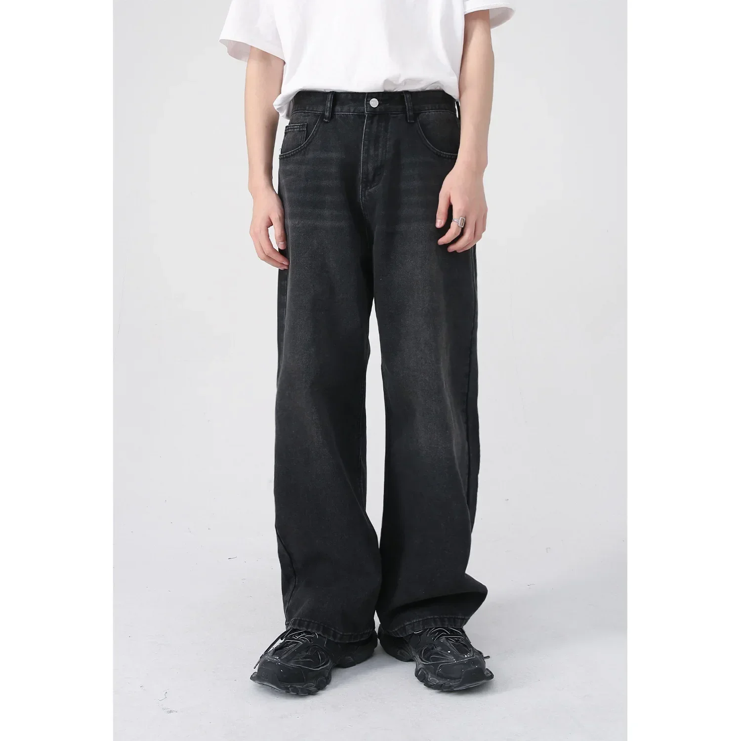 Men's Jeans New Korean Personality Straight Wide Leg Pants 2023 Fashion Autumn Winter Vintage Male Trousers 9A5577
Men's Jeans New Korean Personality Straight Wide Leg Pants 2023 Fashion Autumn Winter Vintage Male Trousers 9A5577