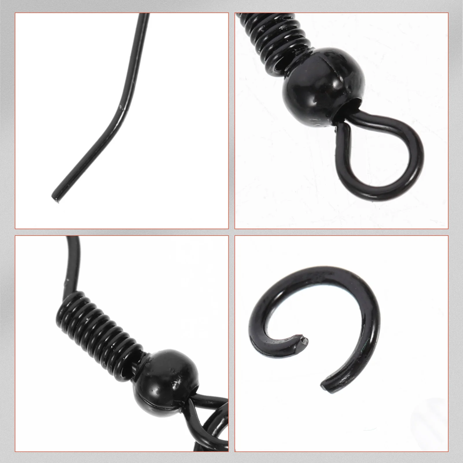 Earring Backs Hooks DIY Safety Stoppers Ear Jewelry Supplies 1Set Coil Ball Design Spring Practical Lightweight
Earring Backs Hooks DIY Safety Stoppers Ear Jewelry Supplies 1Set Coil Ball Design Spring Practical Lightweight
