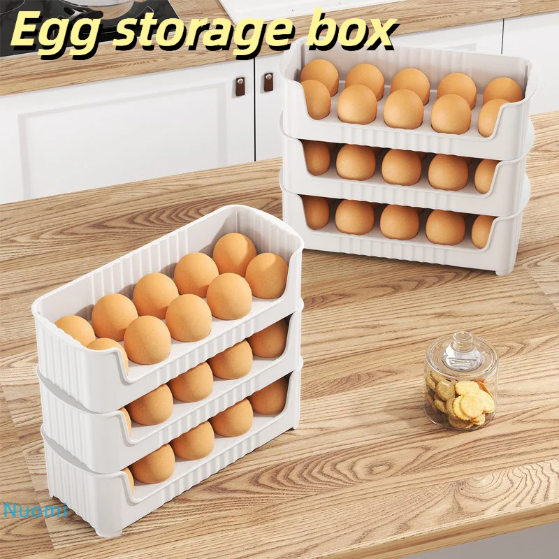 Egg Storage Box Refrigerator Side Door Egg Tray Egg Storage Rack Special Space-saving Egg Holder For Kitchen Kitchen accessories
Egg Storage Box Refrigerator Side Door Egg Tray Egg Storage Rack Special Space-saving Egg Holder For Kitchen Kitchen accessories