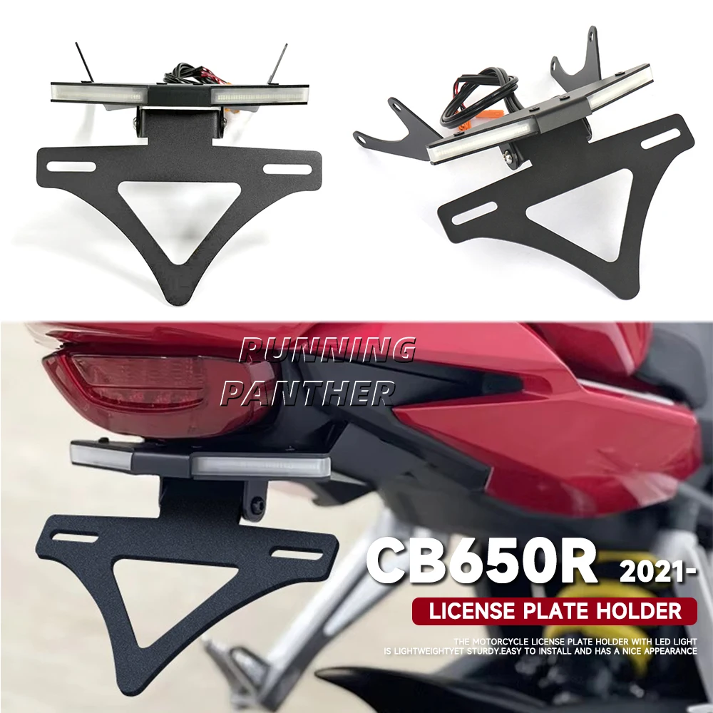 For Honda CB650R 2021- 2024 2025 Motorcycle License Plate Holder Rear Short Tail Tidy LED Light Tailstock Frame Bracket Kit New
For Honda CB650R 2021- 2024 2025 Motorcycle License Plate Holder Rear Short Tail Tidy LED Light Tailstock Frame Bracket Kit New
