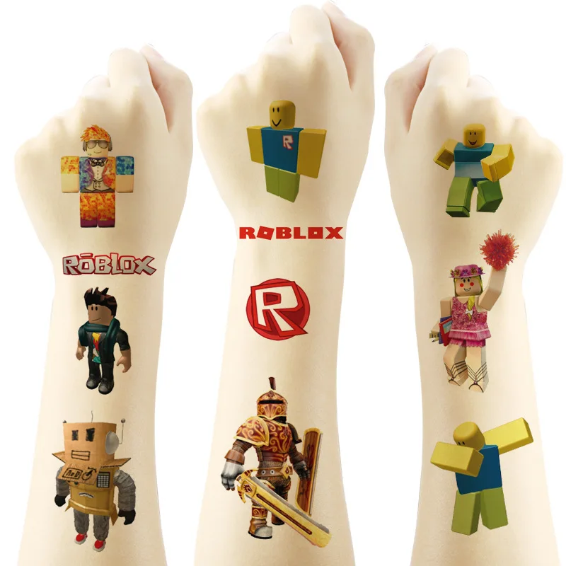 Roblox Game Tattoo Stickers Roblox Birthday Party Decoration Kids Goodie Bag Cartoon Wrist Party Favor Exchaning Gifts Suppli
Roblox Game Tattoo Stickers Roblox Birthday Party Decoration Kids Goodie Bag Cartoon Wrist Party Favor Exchaning Gifts Suppli